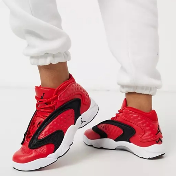 🆕Air Jordan | OG Women's Shoes Sneakers in University Red & Black Size 12